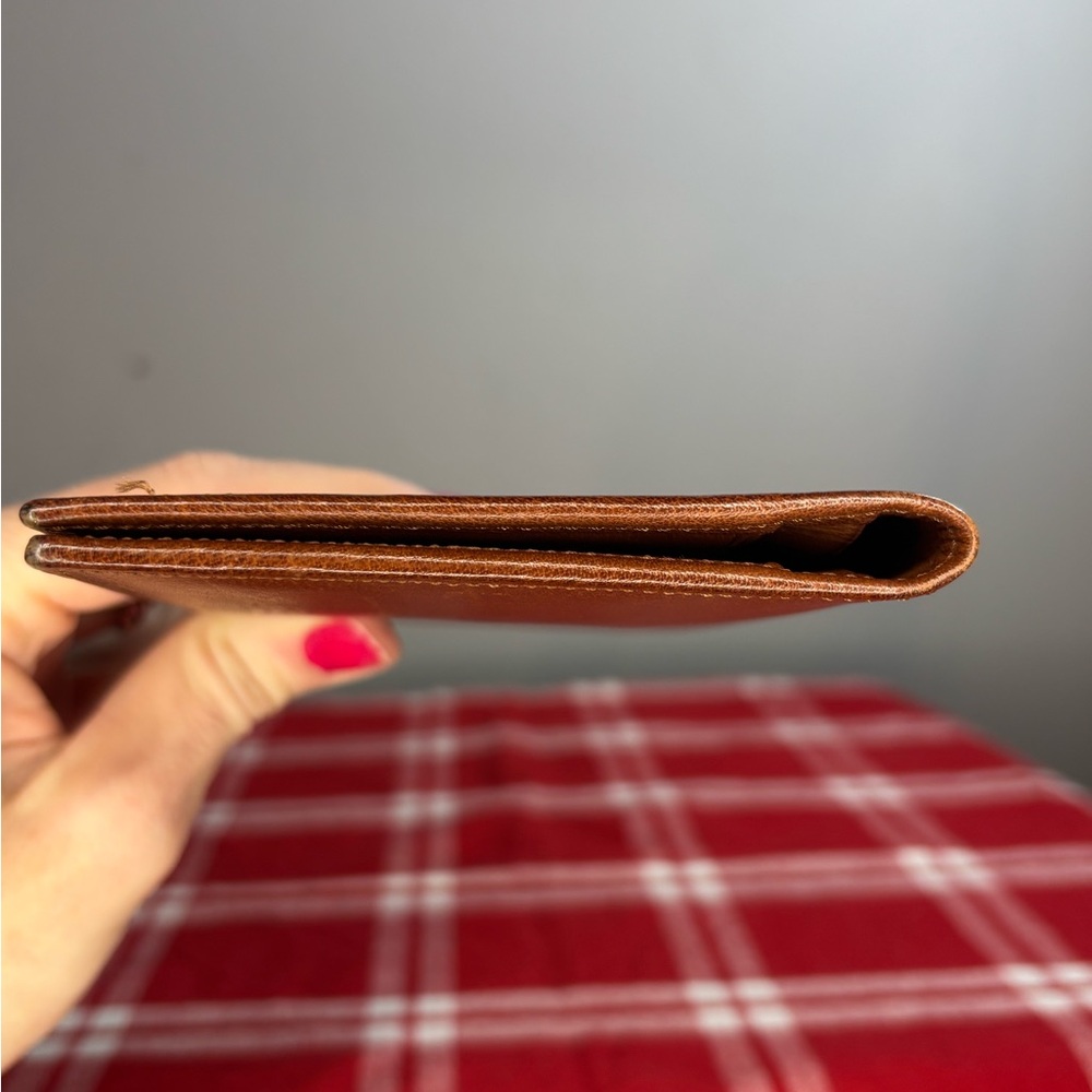 Coach Y2K Brown Glovetanned Leather Long Wallet NWOT - Picture 6 of 10